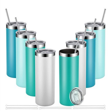 Vasos Flacos Pajita De Metal