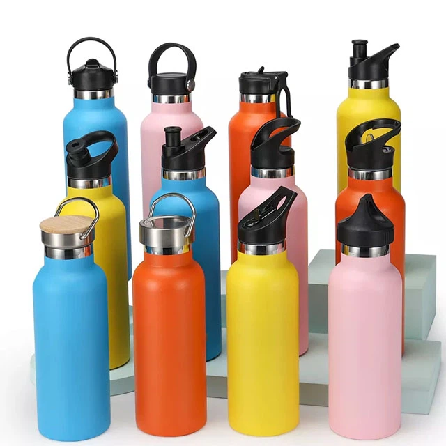 Botella de agua fría de acero inoxidable